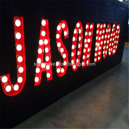 Customized LED Light Up Marquee Letters